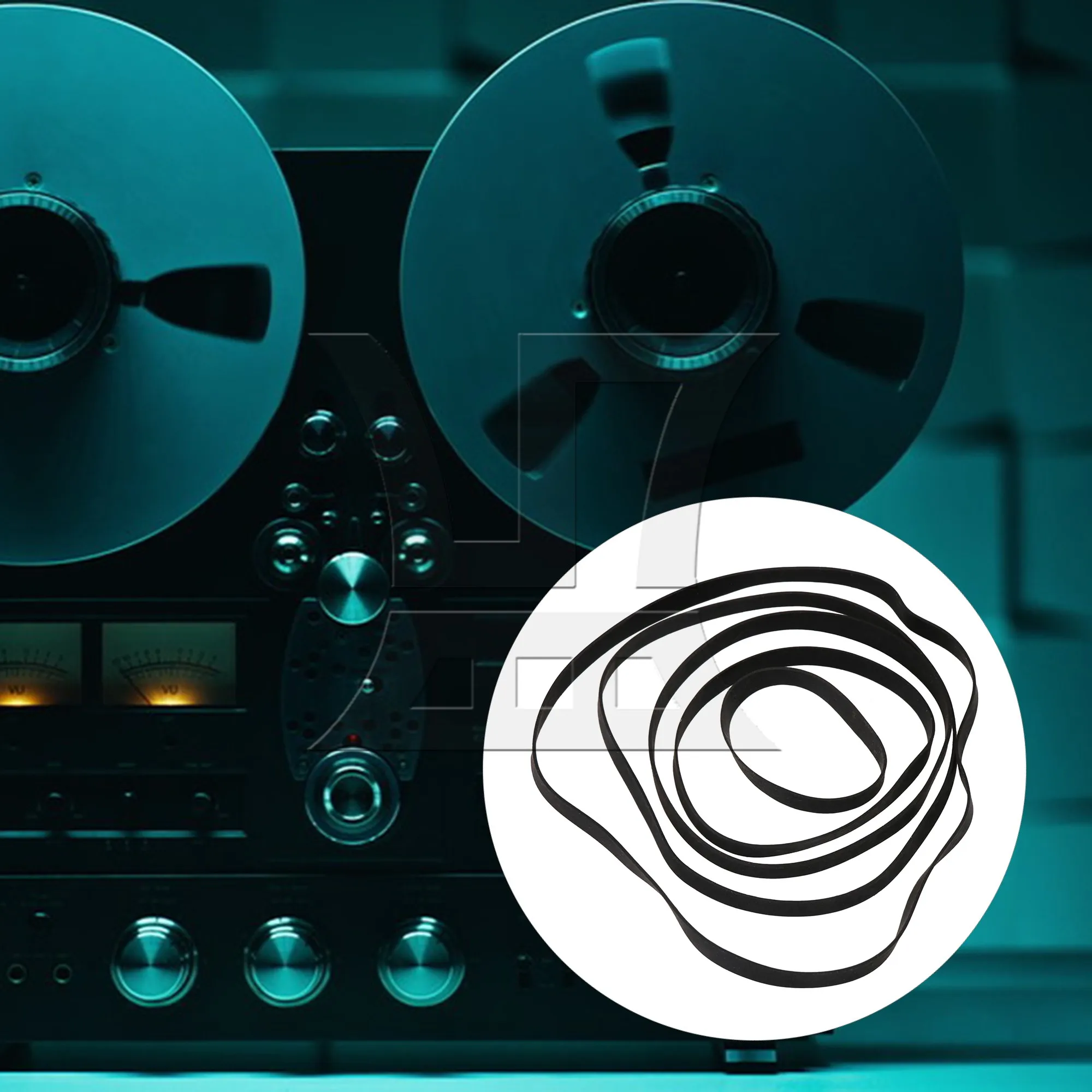 

Резиновые ремни для плоскополосных магнитофонов Yibuy, разные размеры, ширина 4 мм, набор из 50 штук