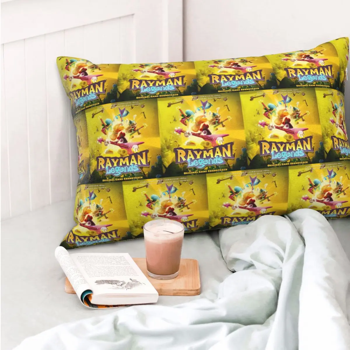 ألعاب الكرتون Rayman Legends مستطيل المخدة غطاء الوسادة ديكور غرفة نوم السرير المنزل الراحة رمي وسادة #1