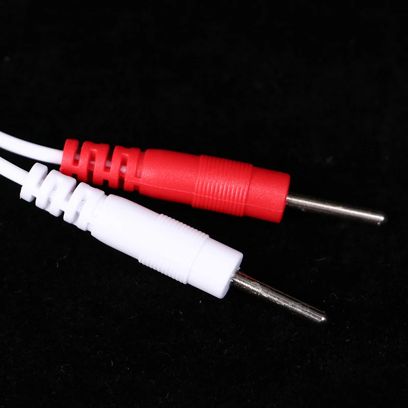 TENS Unit Lead Wires Connector Cables 1.5/1.8M Electrode Wire 2.35mm Replacement Jack DC Head Electrode