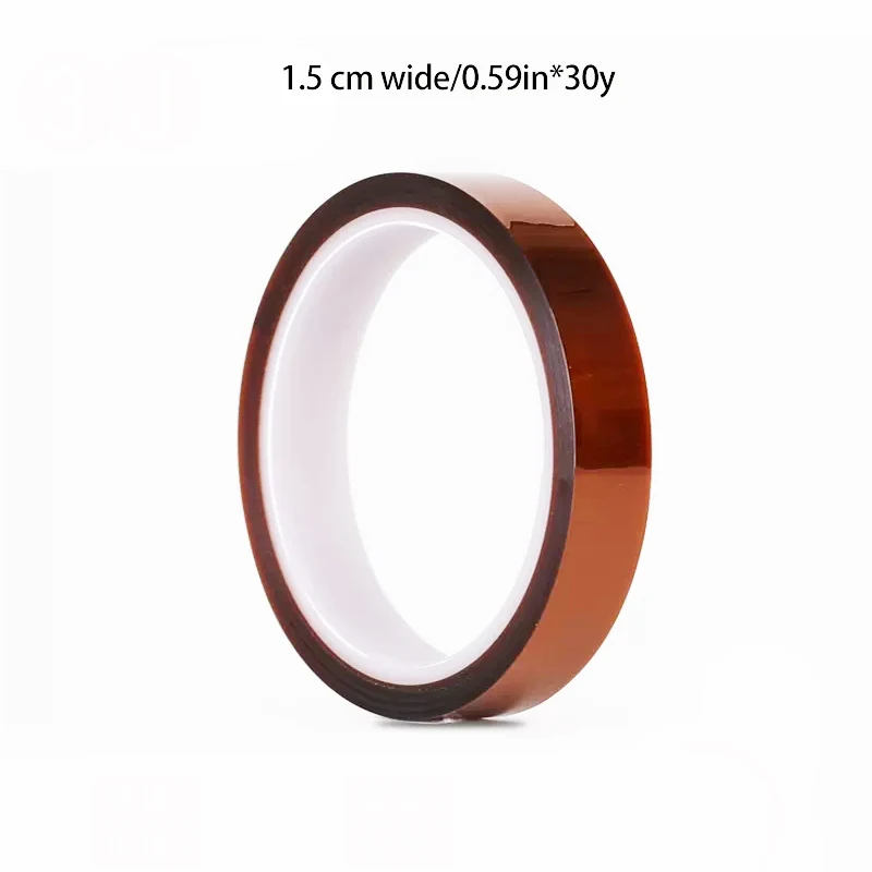 30M Lange Gouden Vinger Hoge Temperatuur Resistente Tape Polyimide Tape Multi-Size Huisdier Anti Statische Lithium Batterij Isolatietape - afbeelding 1