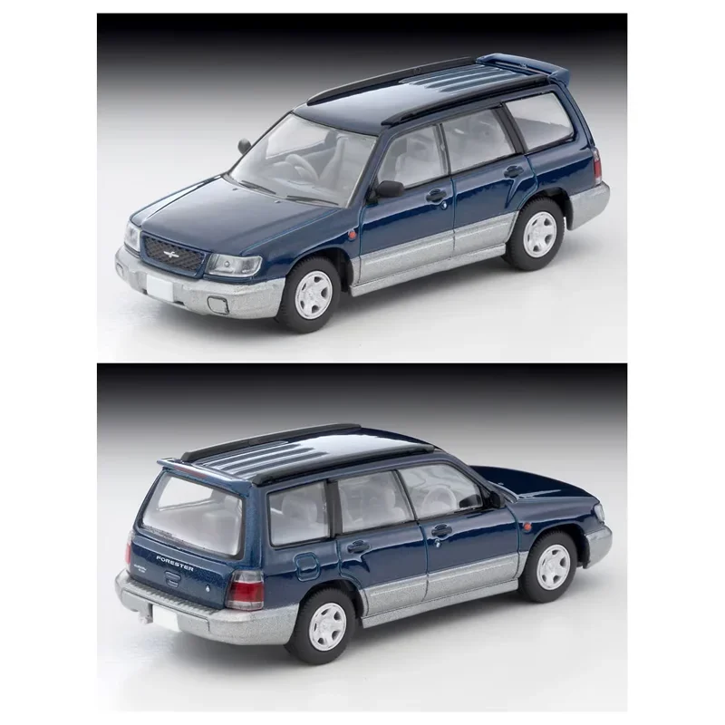 TAKARA TOMY TOMYTEC 1/64 TLV-N328a Subaru Forester niebieski zabawkowy pojazd silnikowy odlewany metalowy model