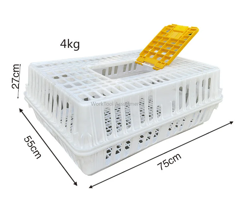 Chicken Duck Goosepigeon Cage Rabbit Breeding Cage Plastic Transport Cage Poultry Turnover Box
