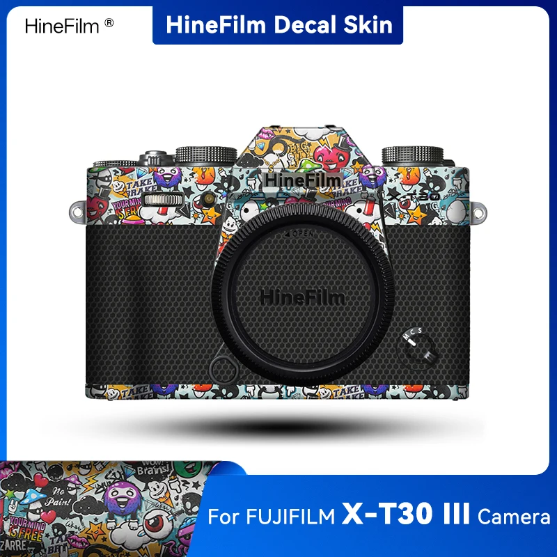 

Hinefilm Skin for Fujifilm X-T30III Camera Decal Skin Wrap Cover for Fuji XT30III Camera Sticker XT30 III Protective Cover Film