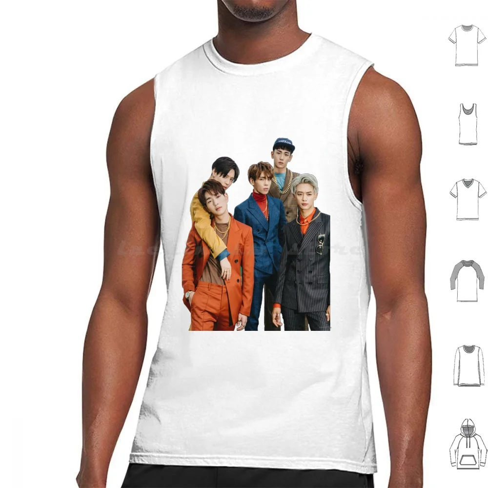 Shinee 1 Of 1 Tank Tops Print Cotton Shinee Kpop K Pop Korea Korean Jonghyun Minho Key Onew Taemin Boygroup Tumblr