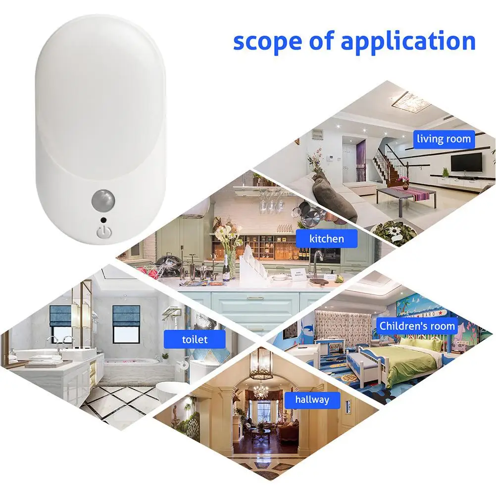 Induction Lamp Living Room Night Light Led Plug-in Remote Control Corridor PC Bedroom