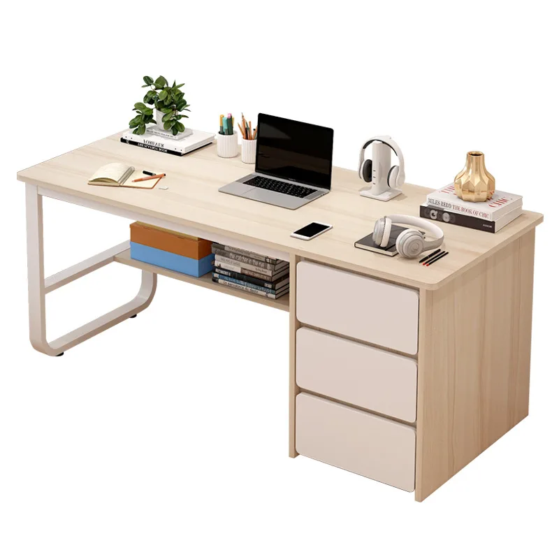 Premium Computer desk Desktop household Modern minimalist desk Chair set Student study table Writing table