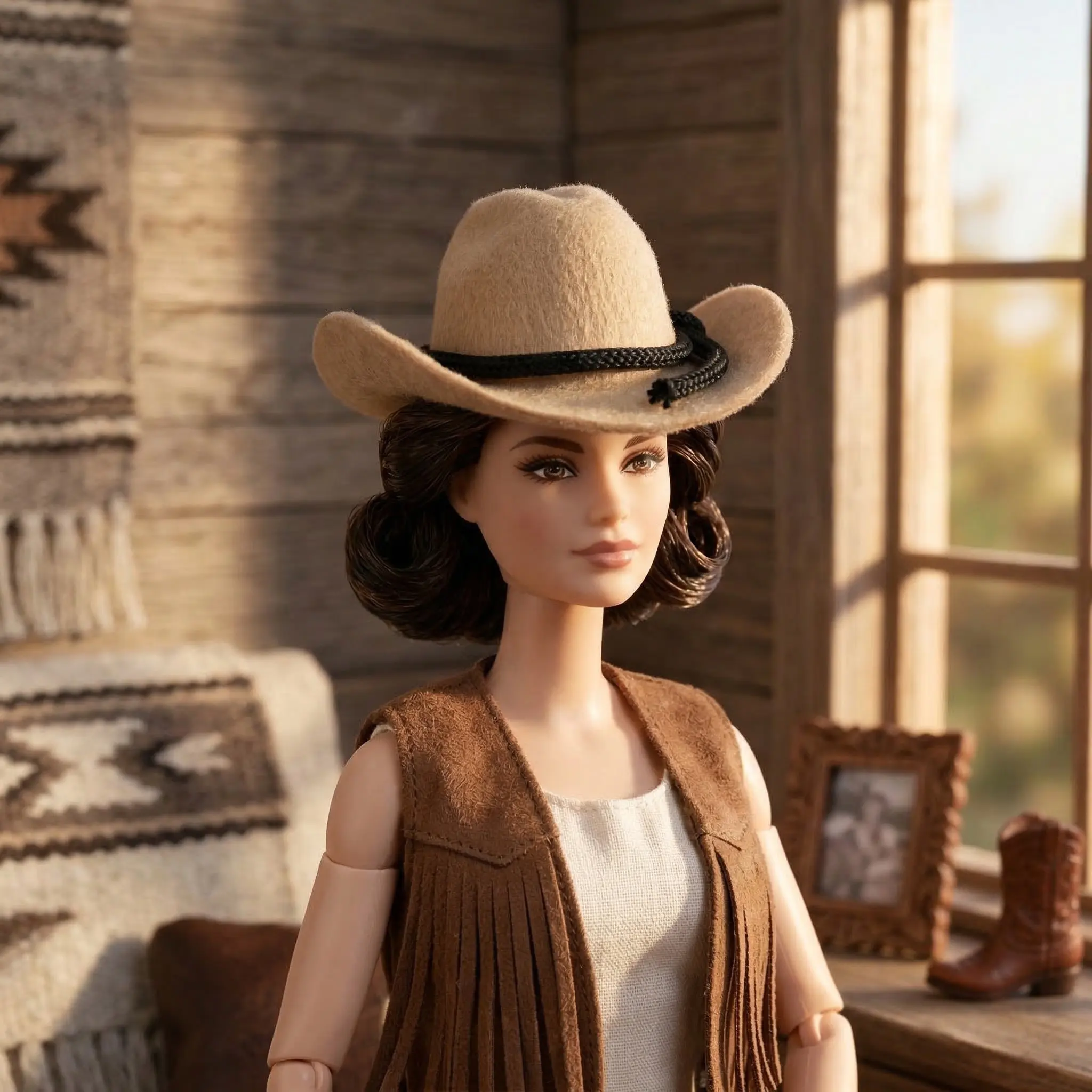 

4Pcs 8Cm Tiny Cowboy Hats for Creative Western Style Mini Hats Craft Decoration Photography Prop Halloween Christmas