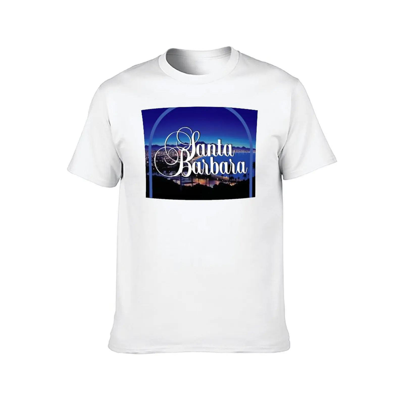 Santa Barbara 80s daytime soap logo T-Shirt cotton t shirts man 100% t shirts for man graphic vintage T-Shirt