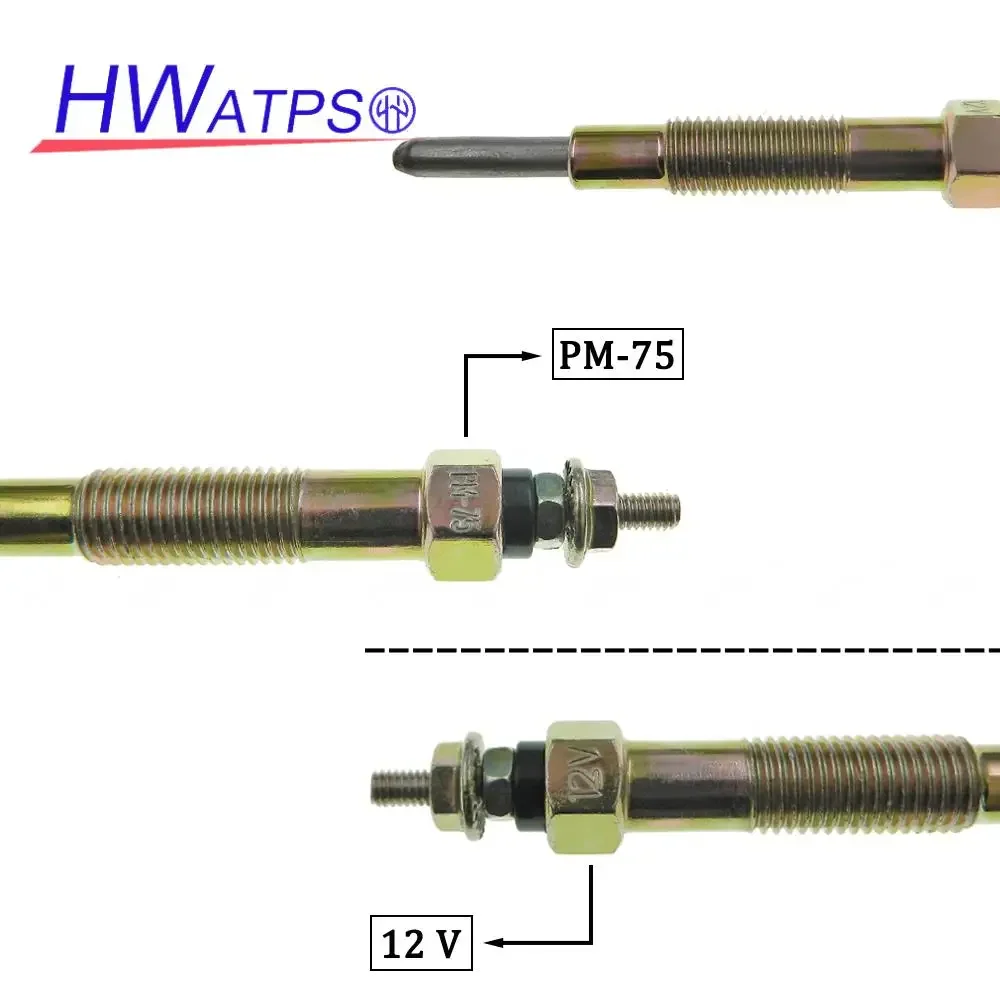 4/8/12 pcs Heizung Glüh kerze für Mitsubishi Delica Triton l200 l300 l400 pajero montero hyundai h100 satel ite starex md050212