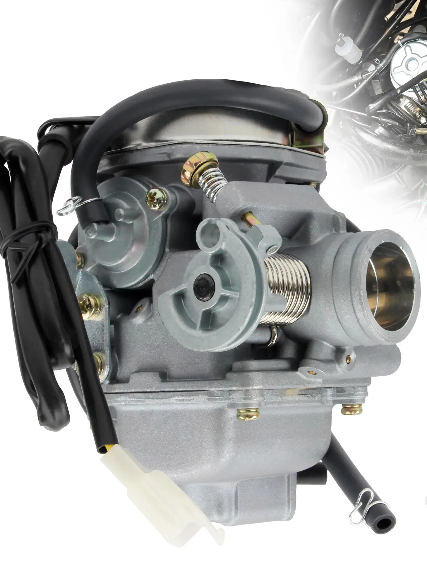 AliExpress PowerMotor 24mm PD24J Motorcycle Carburetor For Honda GY6 ATV BAJAJ 125cc 150cc Go Kart Dirt Pit Bike Engine Accessories Carburetor Parts