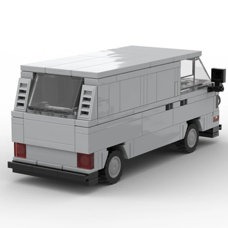 174PCS MOC 1982 VW 트랜스포터 T3 밴 모듈식 빌딩 블록 DIY 클래식 캠핑카 모델 키트 어린이 및 팬들을 위한 창의적인 장난감