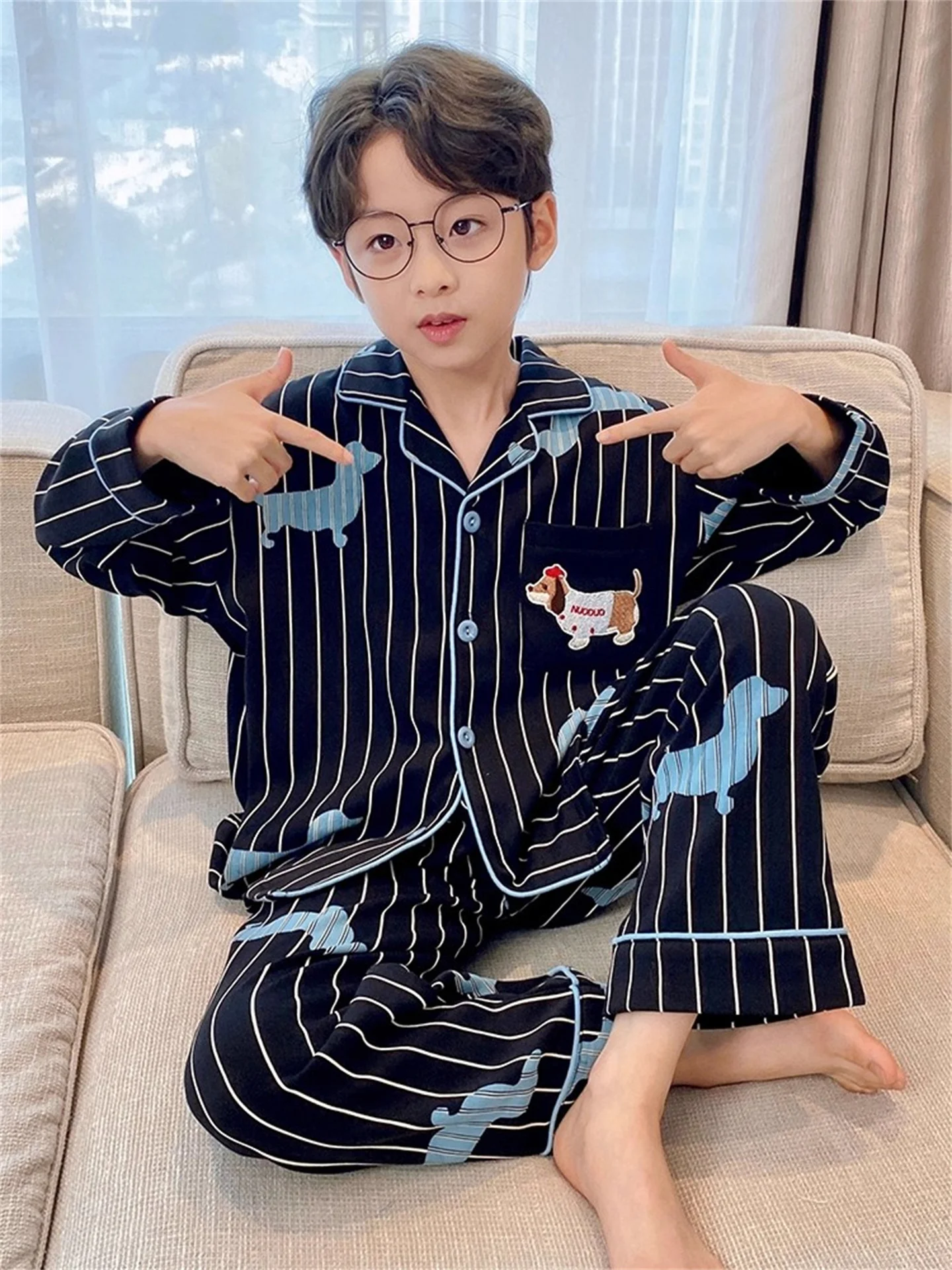 anseola-conjunto-de-pijamas-de-algodon-de-manga-larga-para-ninos-ropa-para-el-hogar-de-primavera-y-otono-conjunto-comodo-y-transpirable-para-ninos