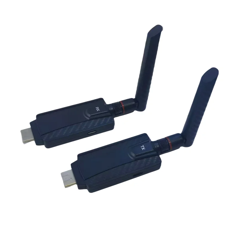 Portable 200M Wireless Transmitter Receiver HD -Compatible Aluminum Alloy PC o/Video TV Accessories
