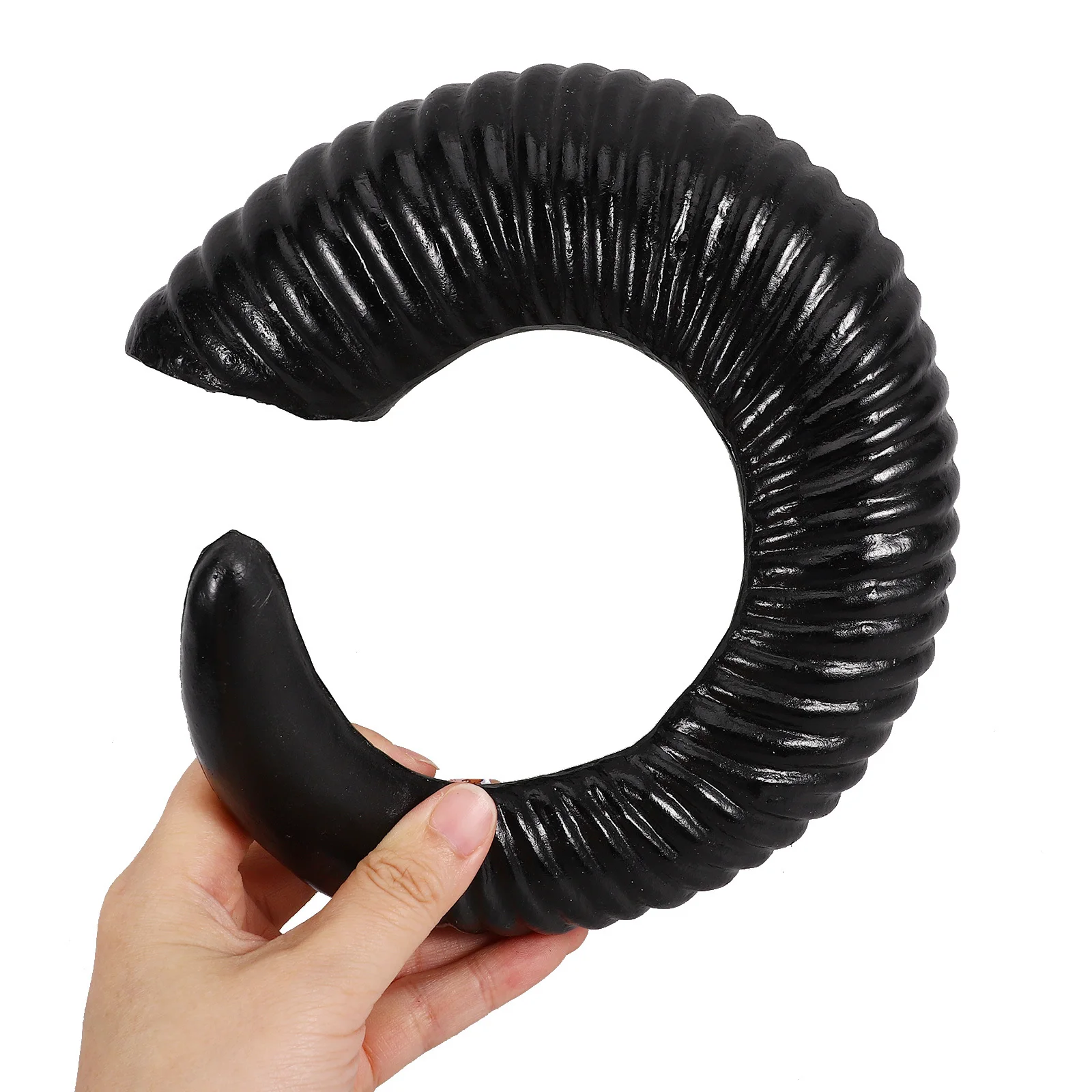 

1Pair Plastic Sheep Horns Halloween Cosplay Headband DIY Material for Party and Costume Horns DIY Headband Party Prop