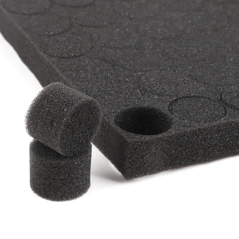 100Pcs Bodenlosen Hydrokultur Gartenpflanzen Werkzeuge Gepflanzt Schwamm Gemüse Anbau System Kindergarten Samen Pflanzung Tabletts Schwamm – Detail 2