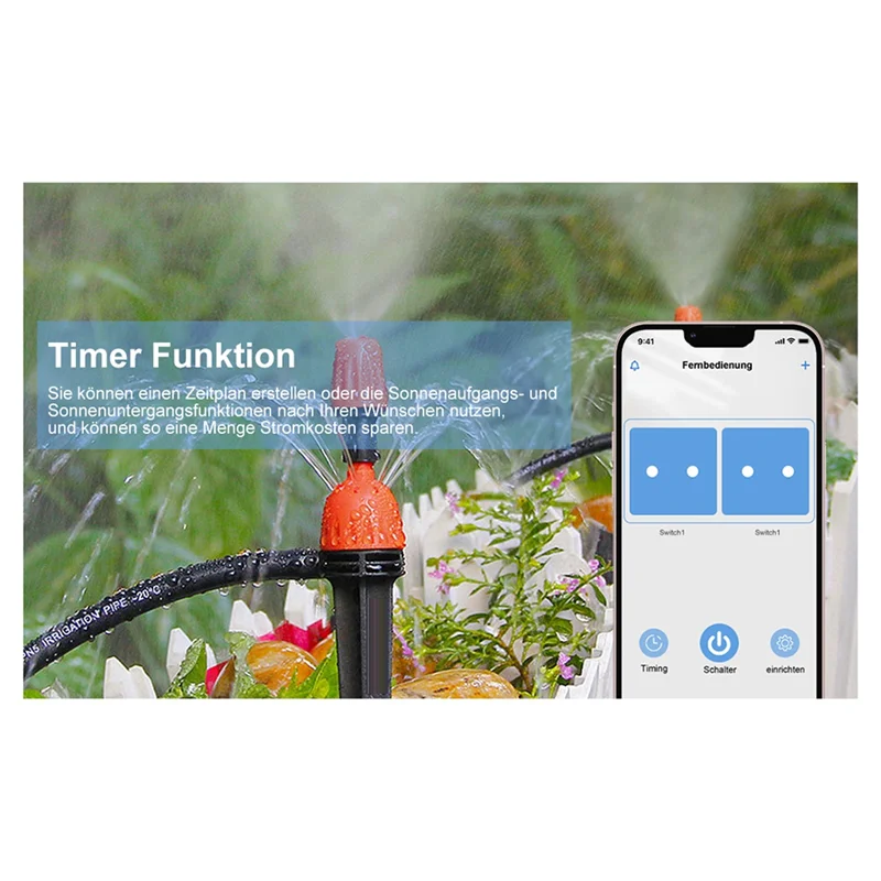 

EU WIFI Smart Outdoor Power Socket Waterproof IP44 For Homekit Socket Remote Control Timing For Alexa EU PLUG