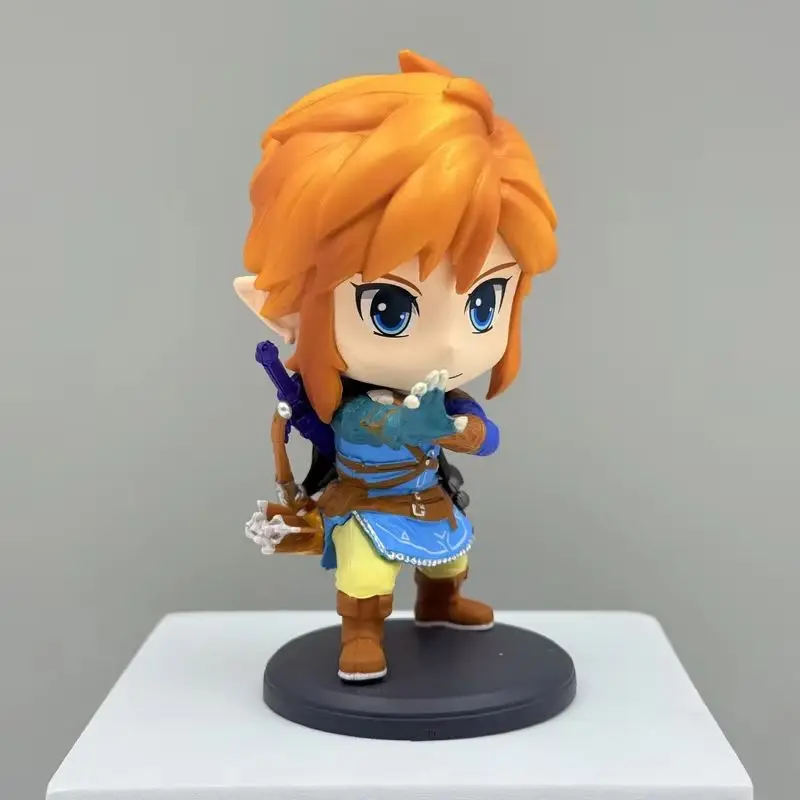 

Anime Character The Legend Of Zelda Series Link Q Version Action Figures Desktop Ornament Model Toys Collectible Periphery Gifts