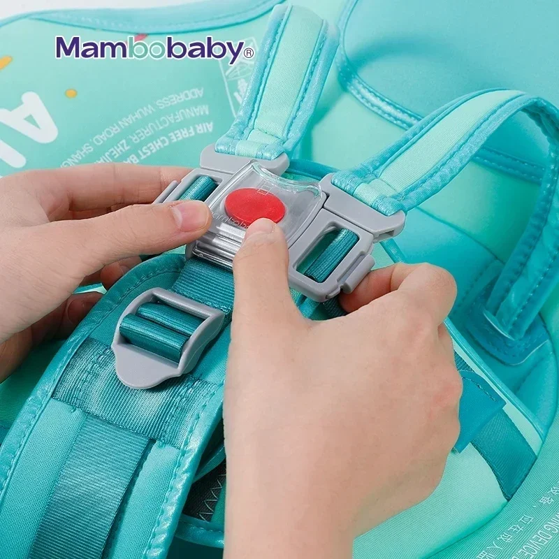 Mambobaby Baby Niet-opblaasbaar drijvend object liggend zwemring Taille Borst Drijvend object Zwemring Zwembadaccessoire