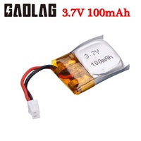 3.7v 100mah Lipo Battery For FQ777-124 Hubsan Q4 Wltoys V272 V282 V292 Rc Quadcopter Spare Parts 651620 Drone Battery 1-10Pcs