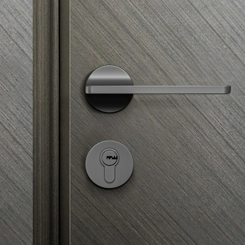 

Дверной замок, ручка для межкомнатной двери, замок для раздвижных деревянных дверей, простой и бесшумный, механический замок из цинкового сплава