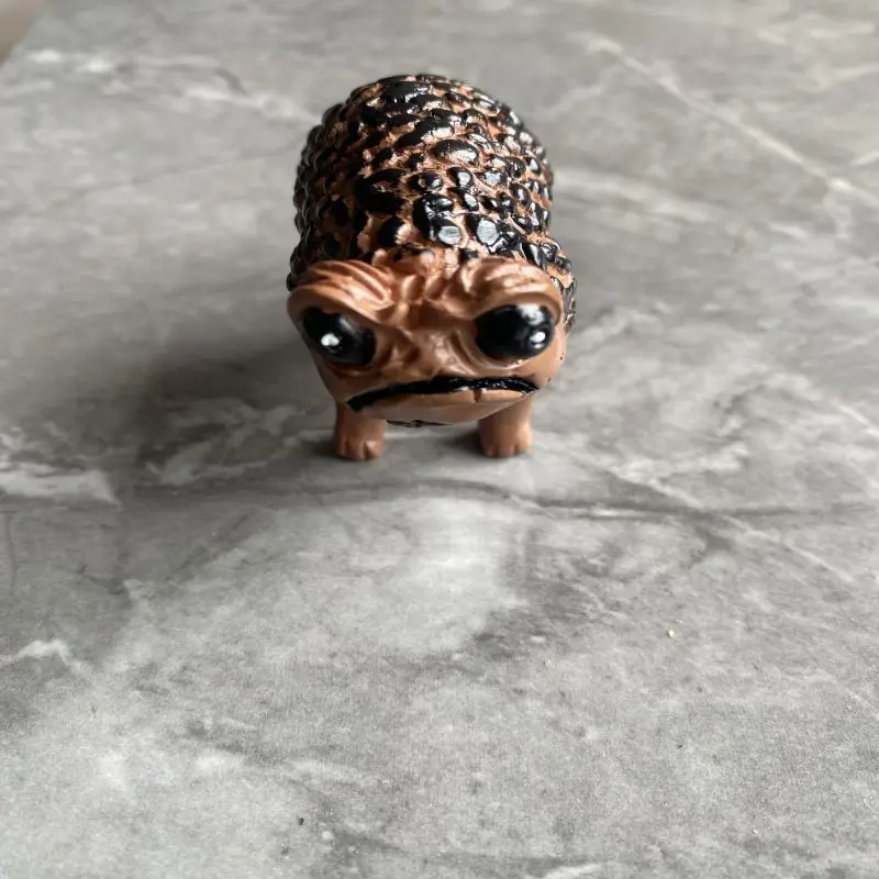 Angry Toad Cute African Rain Frog Adorn Ugly Angry Outdoor Garden Terrace Frog Ornament Statue