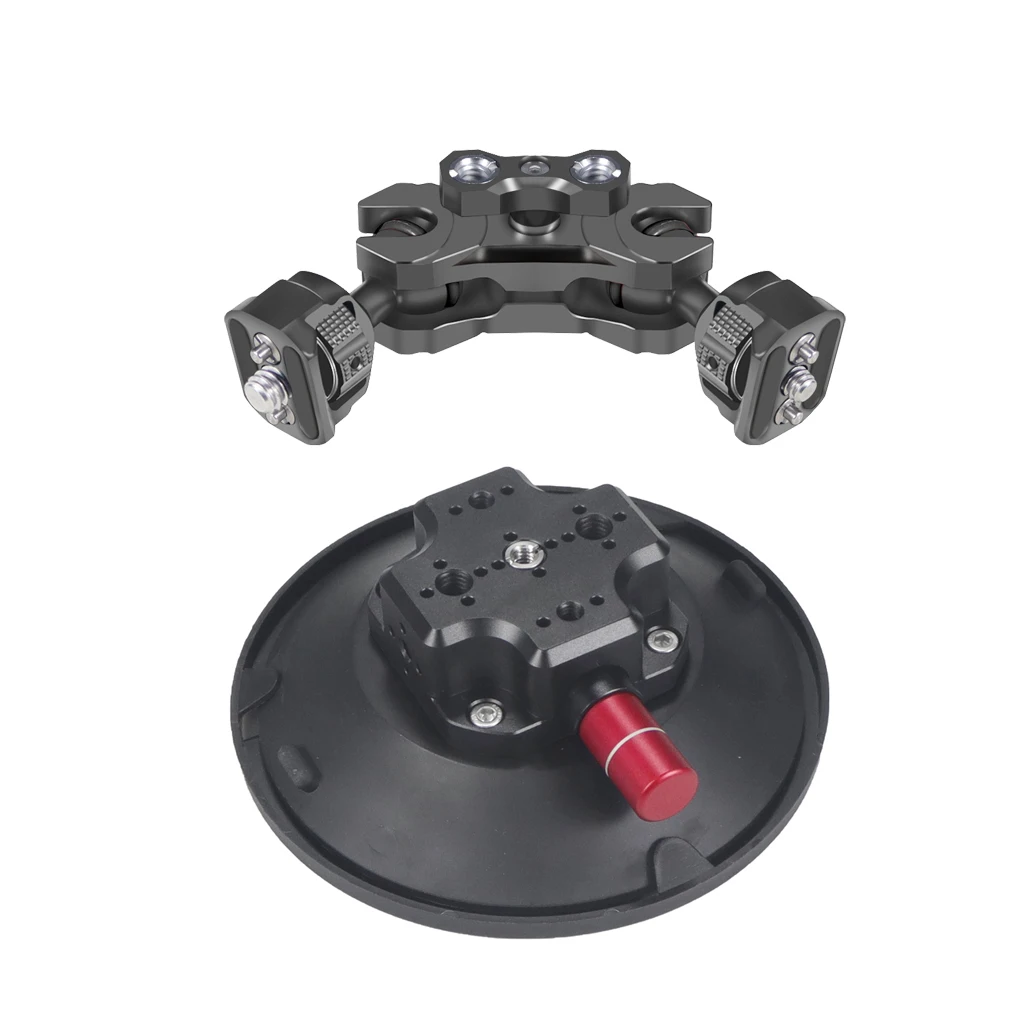 Handpumpe Vakuum Saugnapf 1/4 "3/8" arri Ortung Loch Kamera Stabilisator Halterung für gopro insta360 Auto Lampe Stand halterung – Detail 37