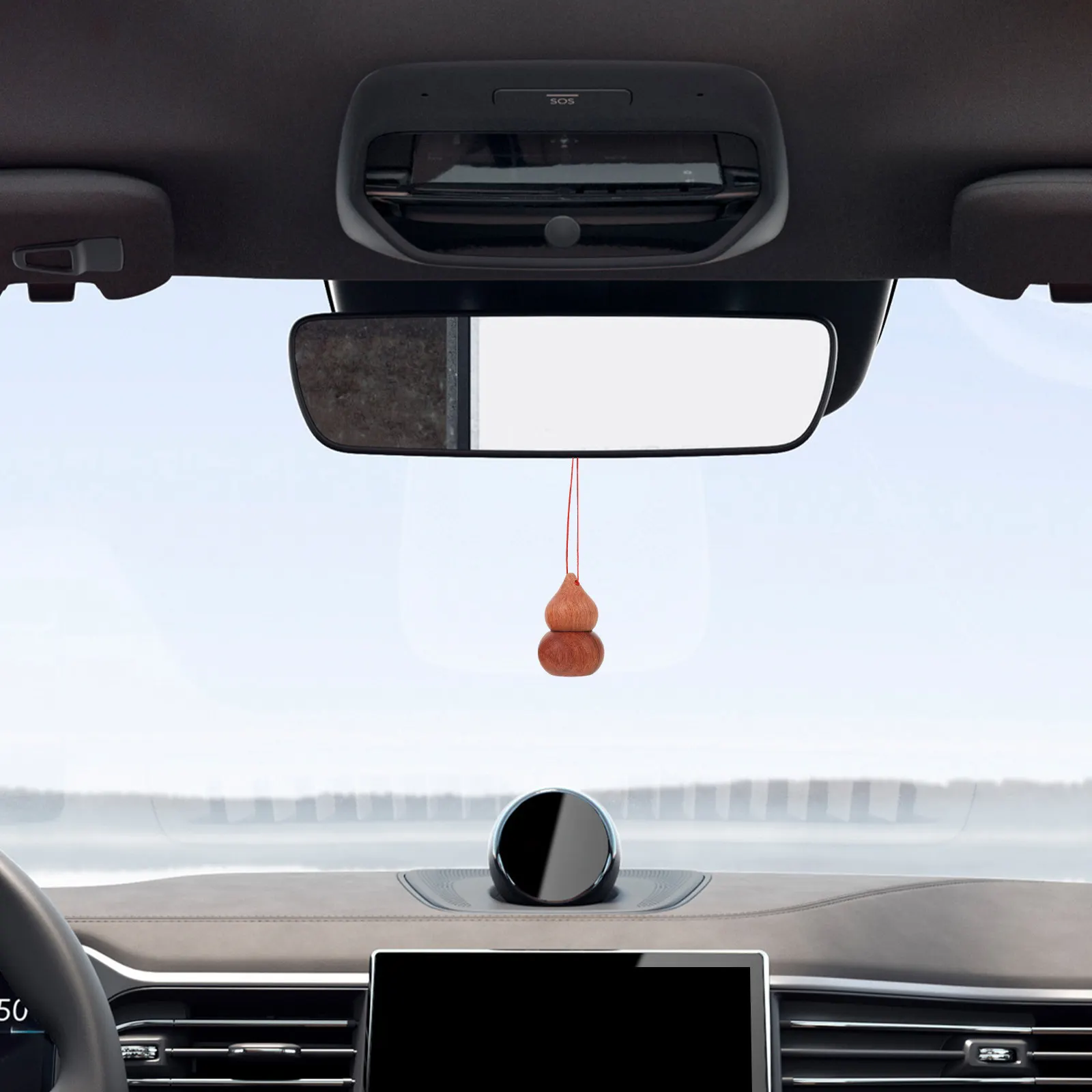 

Набор из 3-х натуральных деревянных подвесных автомобильных освежителей воздуха в форме тыквы, пустые флаконы-диффузоры с роликовым аппликатором для эфирных масел, для ароматерапии в дороге