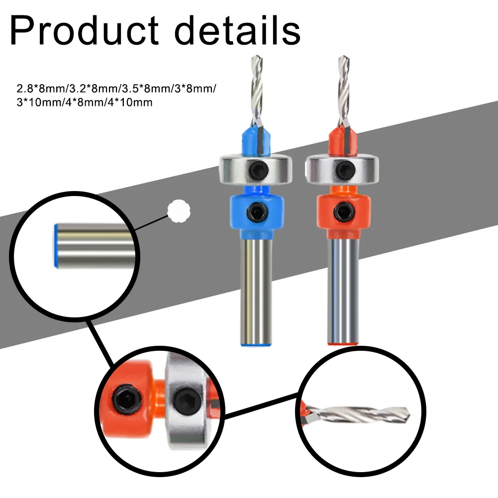 Houtbewerking Verzinkboor Boor Verstelbare Gat Opener Frees Met Limiter Twists Boor Stap Boor Installatie Tool