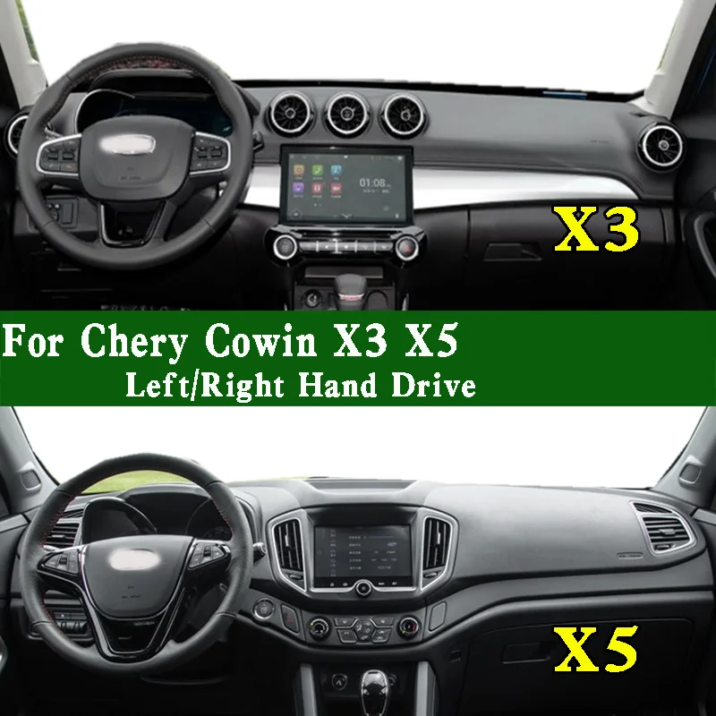 

For Chery Grand Tiggo 5 Cowin X5 X3 Suv Dashmat Dashboard Cover Instrument Panel Insulation Sunscreen Protective Pad Ornaments