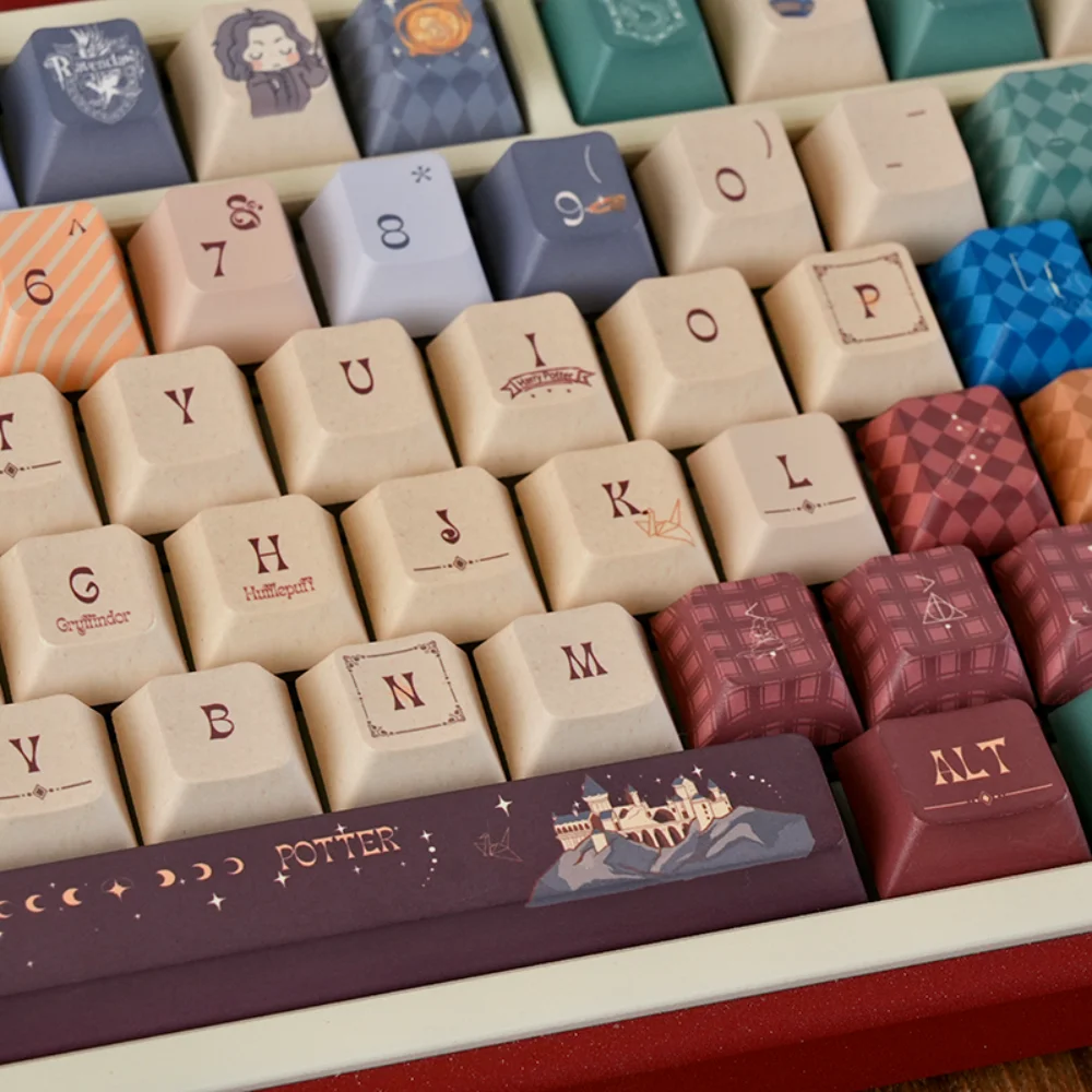 أغطية مفاتيح Magic Academy PBT Cherry 130 مفتاح سلسلة مفاتيح إبداعية متوافقة مع لوحات المفاتيح الميكانيكية 61/75/87/104/108 #3