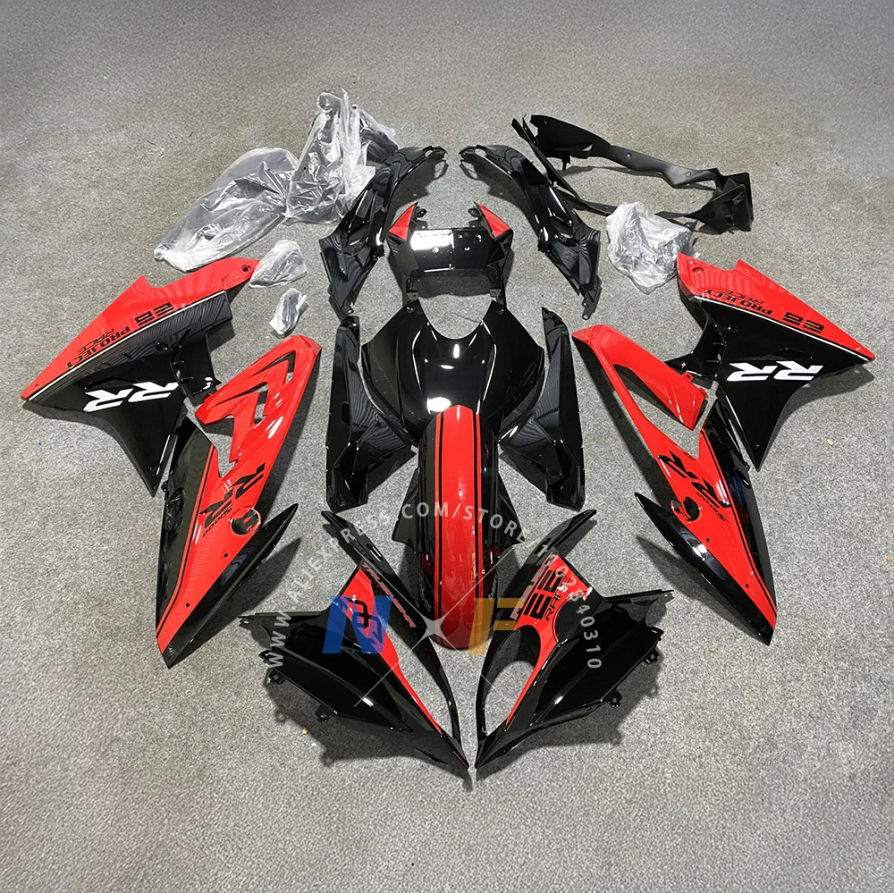 For BMW S1000RR 2017 2018 New Style Fairings Kit S 1000RR 17 18 Fuel Glassy Black Aftermarket Motorcycle Fairing Set