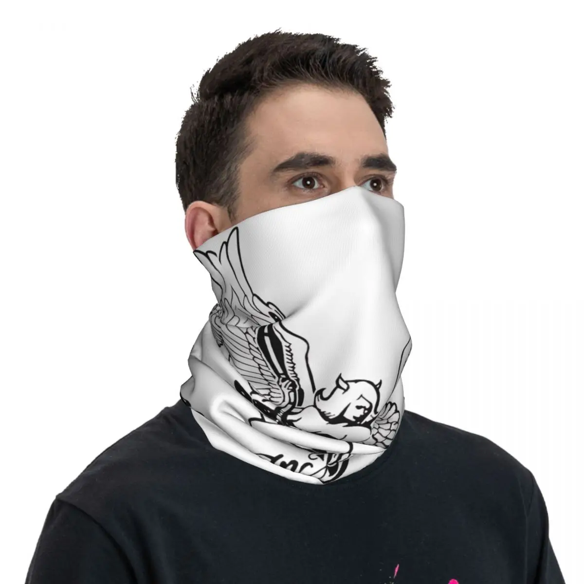 Bandana Angel R-Resident Evil Game pour adultes, couvre-cou, masque facial de motocross, écharpe de cyclisme, unisexe, coupe-vent, randonnée