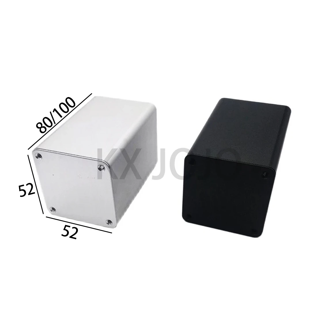 Aluminum Enclosure 25*25/32*32/42*42/52*52/56*56mm Integrated/Split Case Square Profile Box Rectangular Oxidation Opening Silk