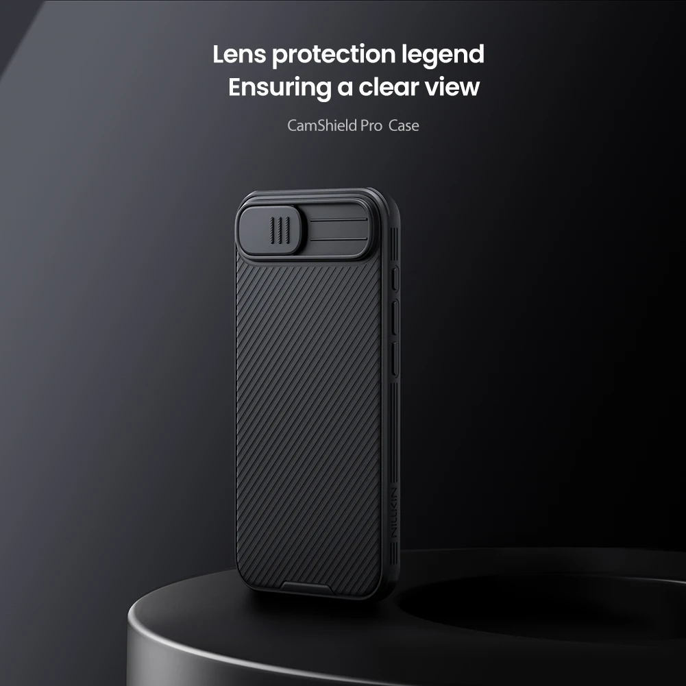 NILLKIN For iPhone 16e Case Back Cover Camshield Pro Lens Protection Bumper Camera Slide Protection