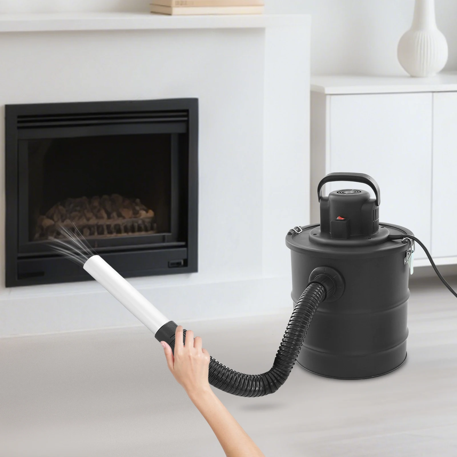 

1200W Fireplace Ash Vacuum Cleaner 18 KPa for Fireplaces, Wood Stove, Pellet Grill 110V-60Hz