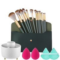 14PCS Professional Makeup Brush Set Premium Synthetic Powder Foundation Concealers Blush Powder Eye shadow Blending Cosmetic Kit