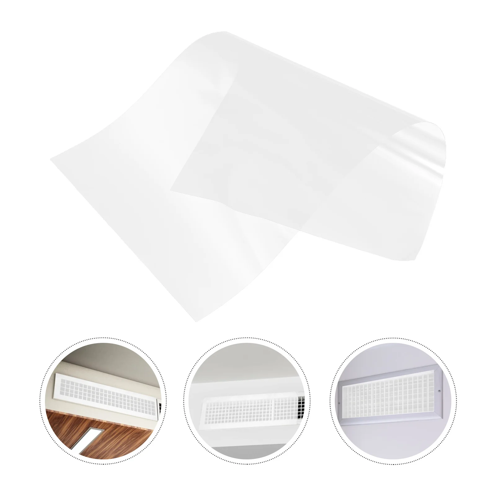 

6Pcs Transparent Pet Vent Covers Easy Install for Wall Floor Ceiling Vents Home Office Rv Hvac Ceiling Vent Covers