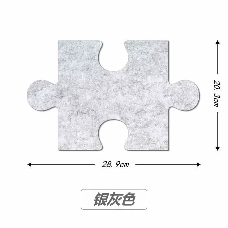 Puzzle 3D Felt Board Photo Wall Works Background Wall Stickers Message Board Wall Bulletin Simplicity Display Board Decor