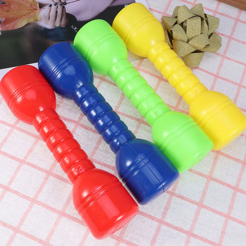 

2 Pcs Abs Material Ergonomic Handle Children Plastic Dumbbells Kids Toys Exercise Barbells For Small Dumbbells Fitness Tools Gym