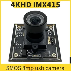 4K Shooting HD 3840 X 2160 USB2.0 Drive Free USB Camera Module IMX415 30FPS Structure 38mmX38 Mm Standard UVC