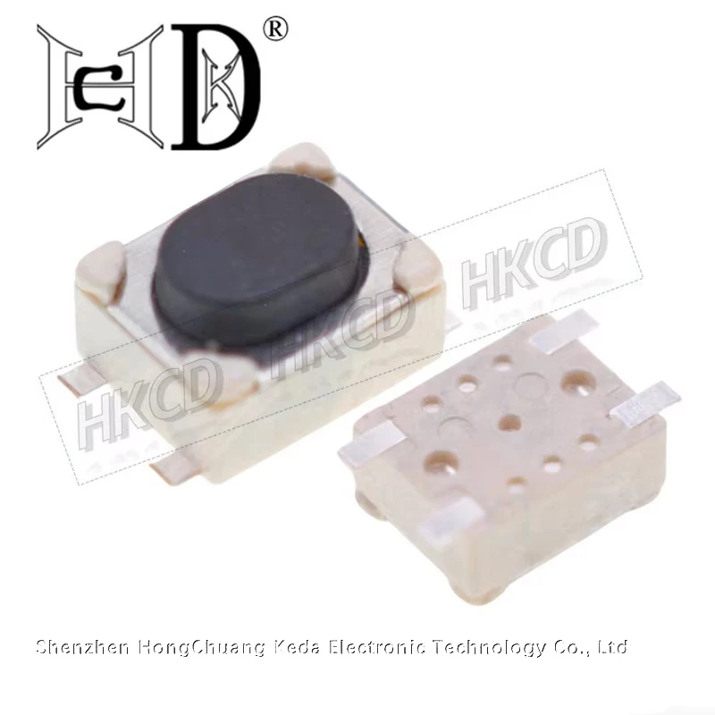 10pcs/lot 3*4*2.5 SMD Touch Button Car Remote Control Key Switch 3x4x2.5 4.2X3.2X2.5MM E-Cigarette Micro Switch