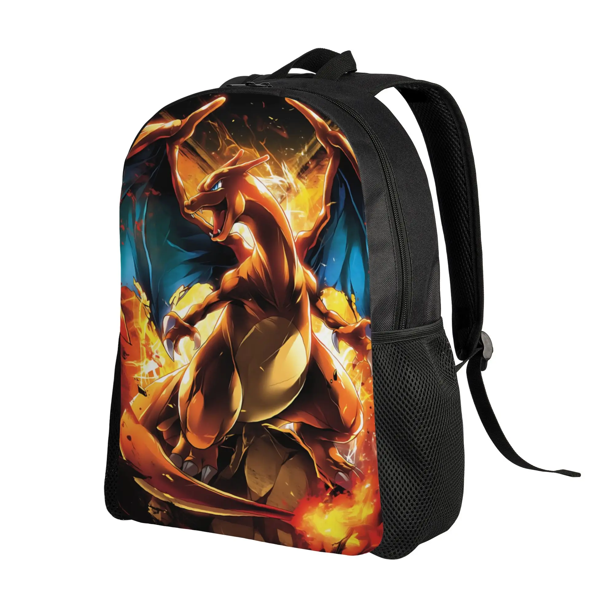 Pokemon charizard backpacks Daypack  mochila School Retro Washable Rucksack