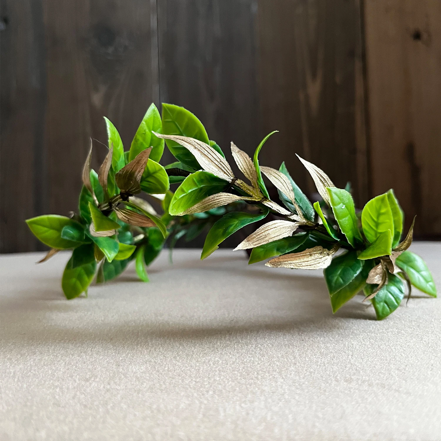 Unisex Green Woodland Laurel Crown Roman Leaf Headpiece Godess King Headband Halloween Renaissance Renfaire Cosplay Toga Costume