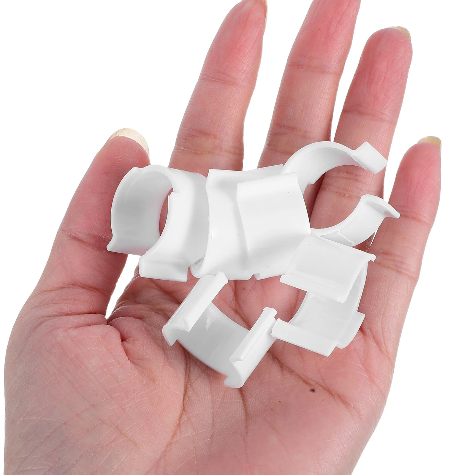 

50Pcs Plastic Pump Lock Clips for Lotion Shampoo Dispensers Sturdy Material Easy Installation Leakproof Bottle Pump Lock