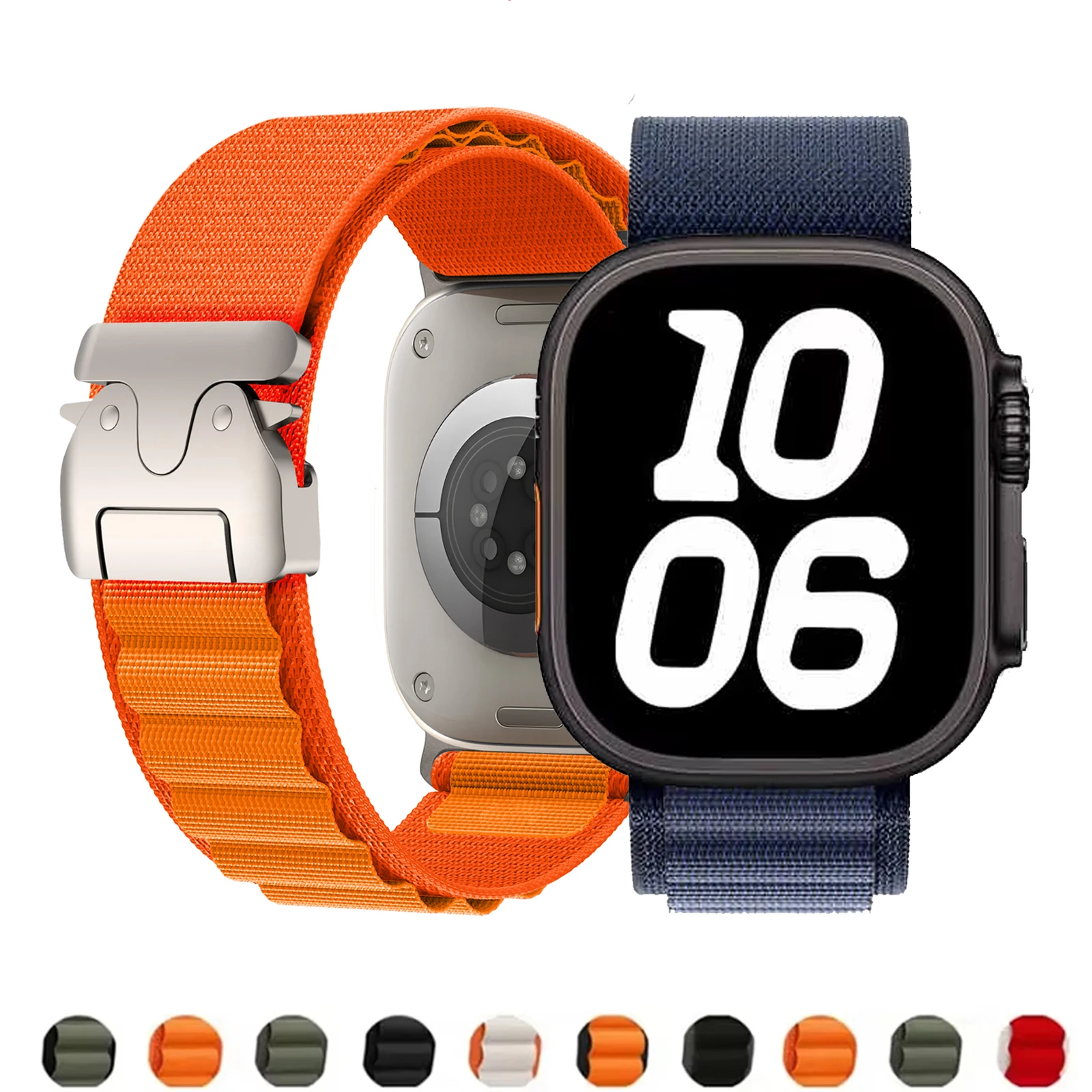 Alpine Loop For Apple watch band ultra 2 49mm 44mm 40mm 41mm 45mm 46mm 42 Parachute bracelet iWatch series 9 8 7 6 3 Se 10 strap