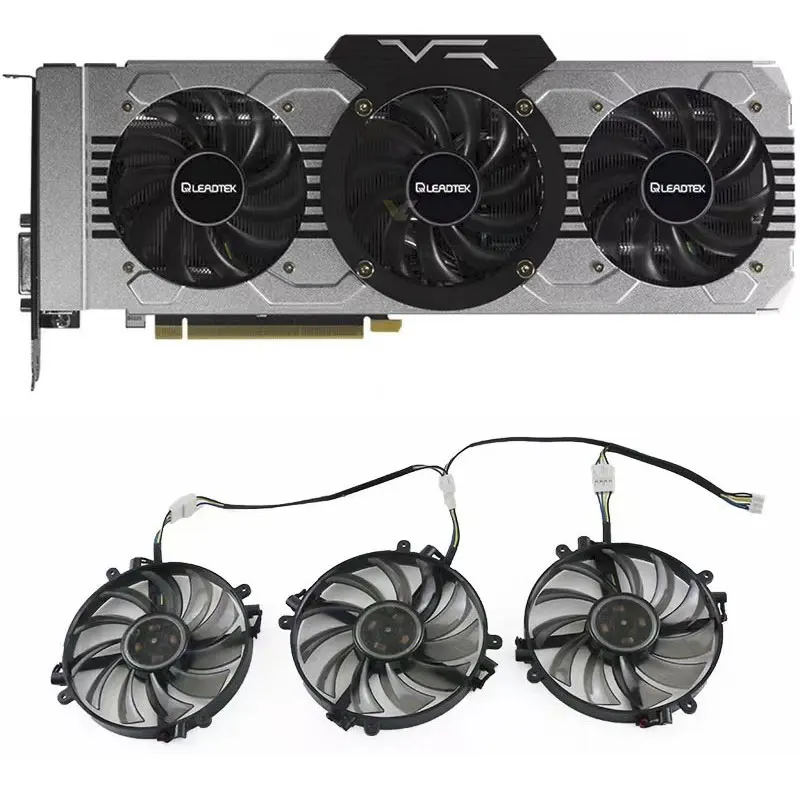 

New 4PIN FD7010H12D GTX1080 GPU Cooler for PNY Voor Manli Gallard GTX 1070 1080 XLR8 GAMING OC V2 Gaming Dual Graphics Card