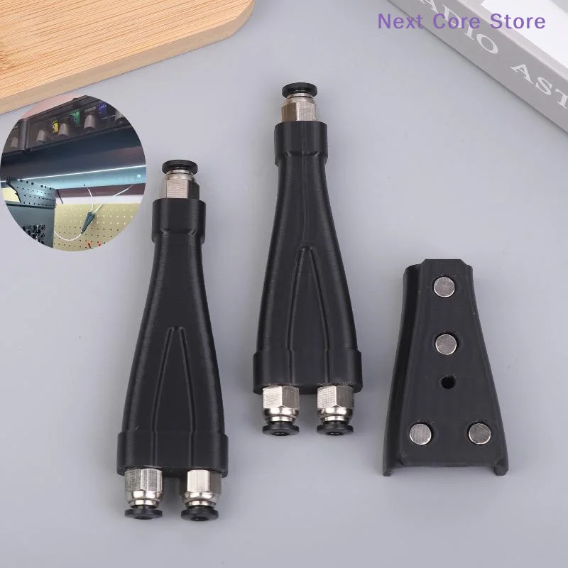 3D Printers Upgrades Parts PC4-10 4mm Out Diameter For Bambu Lab Connector Pipe Expander Y Connector Bowden Coupler Pneumatic