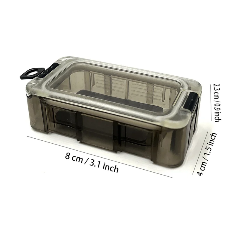 

ABHS-Fishing Bait Storage Case Double-Layer Fishing Lure Organizer Portable Fishing Tackle Case Fishing Accessory Tools