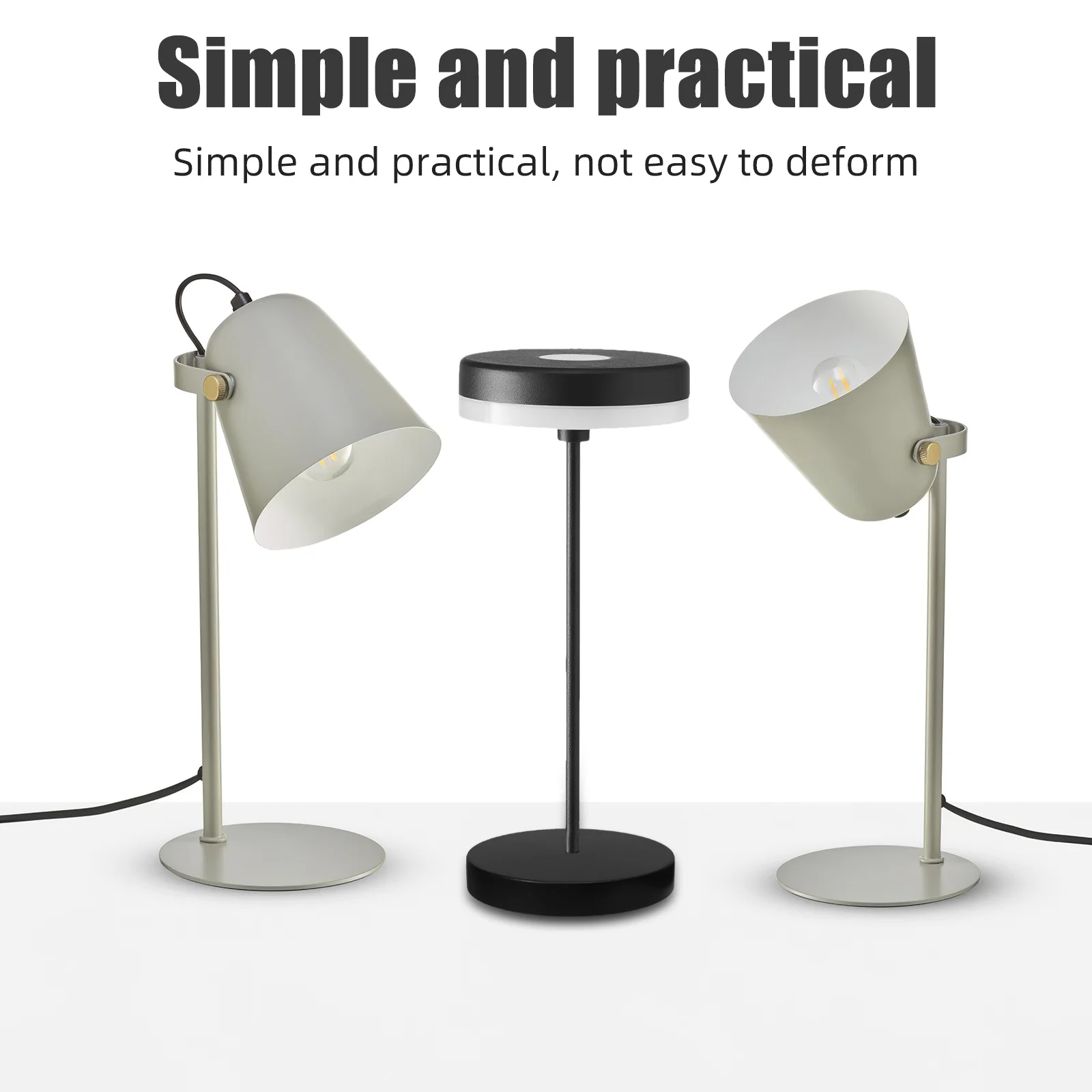 

1 set 1 Set Round Iron Floor Lamp Base Replacement Heavy Duty Weight Block Stable Lamp Holder For Floor Table Lights Lighting