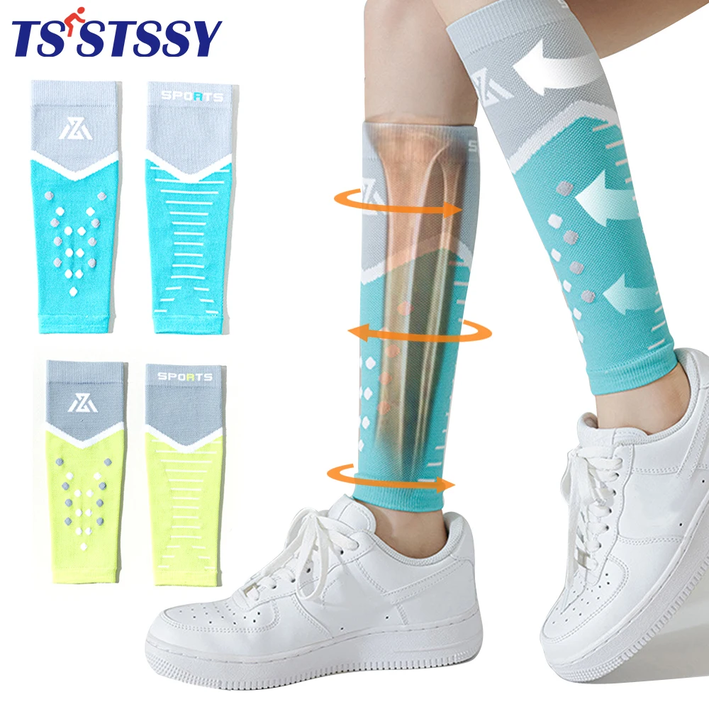 

1Pair Calf Compression Sleeve for Men & Women Footless Compression Socks Support Runners Leg Sleeve Shin Splints Pain Relief